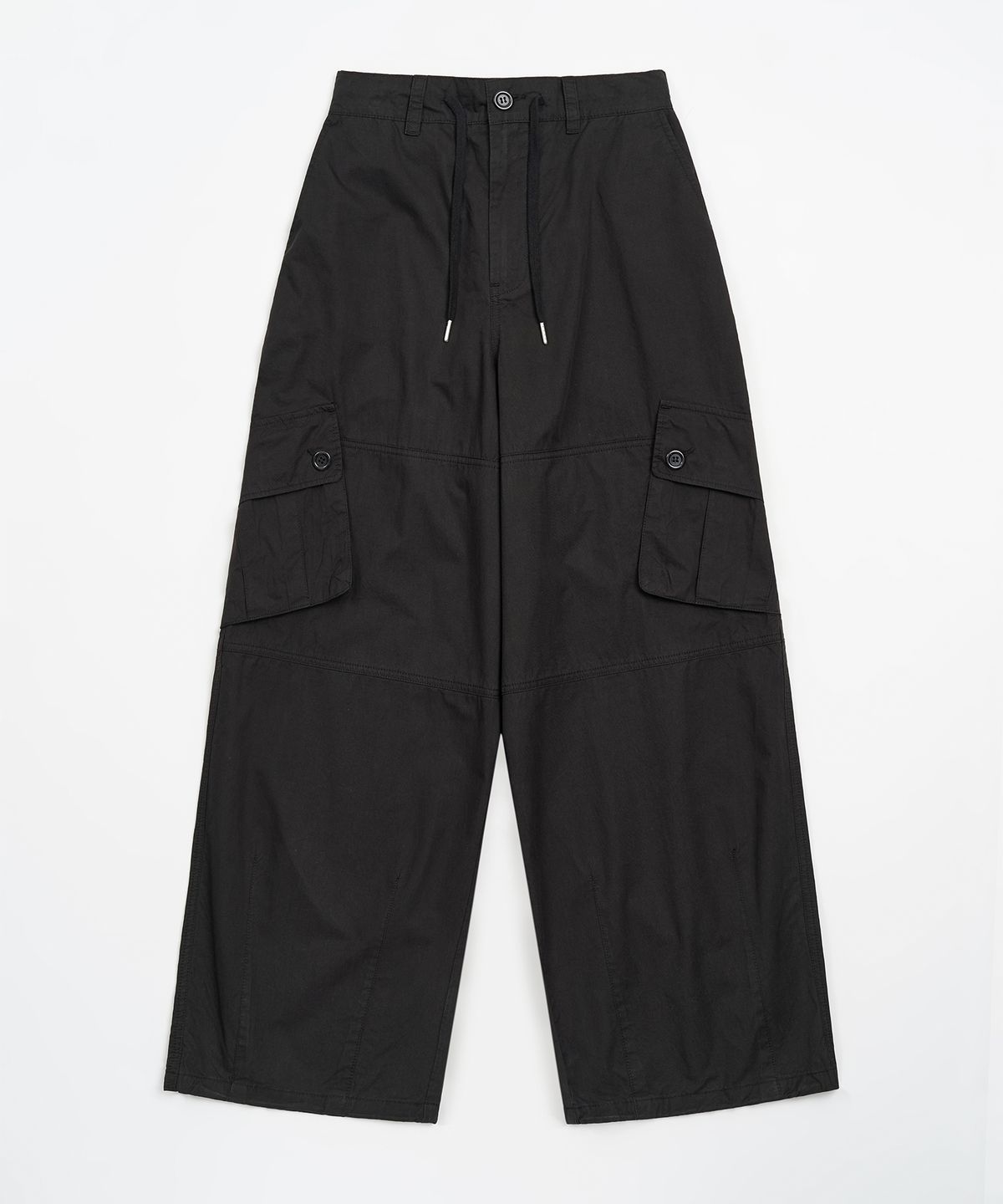 토피 우먼(TOFFEE WOMEN) W 카고 포켓 코튼 팬츠 (BLACK)