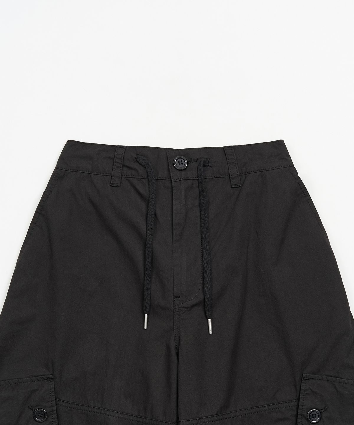 토피 우먼(TOFFEE WOMEN) W 카고 포켓 코튼 팬츠 (BLACK)