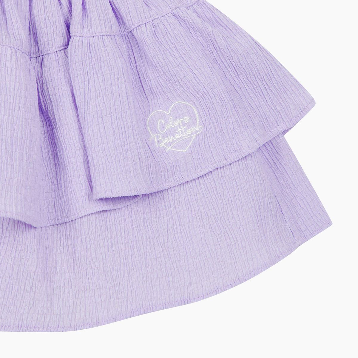 베네통키즈(BENETTONKIDS) [Online Exclusive] 썸머 티어드 스커트 팬츠_QASP03631LV