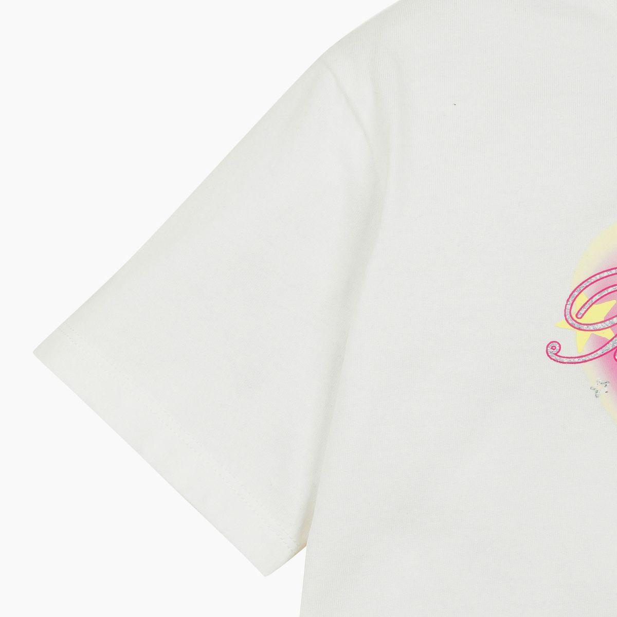 베네통키즈(BENETTONKIDS) [Online Exclusive] 썸머 5부 크롭 티셔츠_QATS24631IV