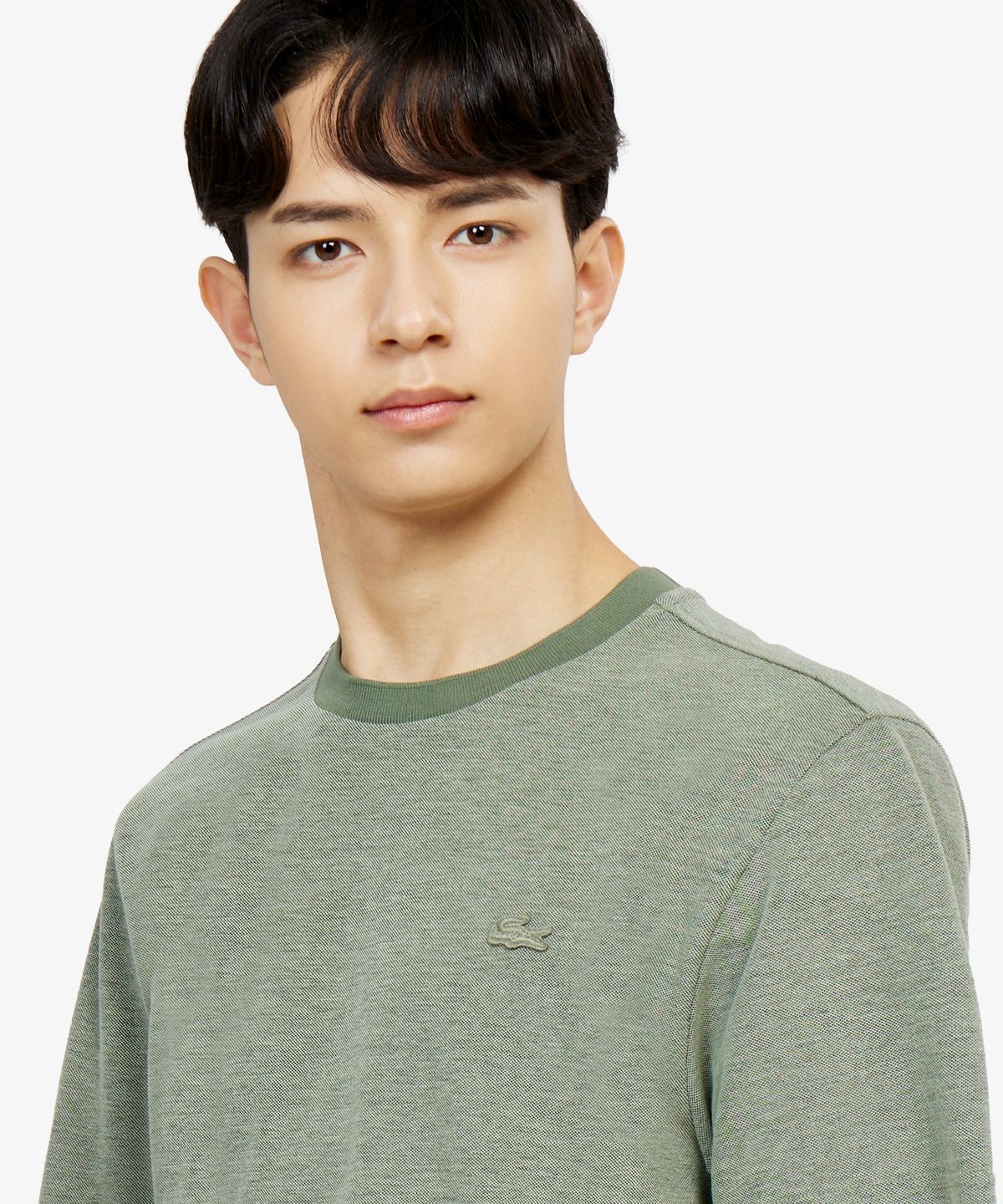 라코스테(LACOSTE) 남성 강연 캐비어 피케 반팔 티셔츠 TH742E-56G 02M