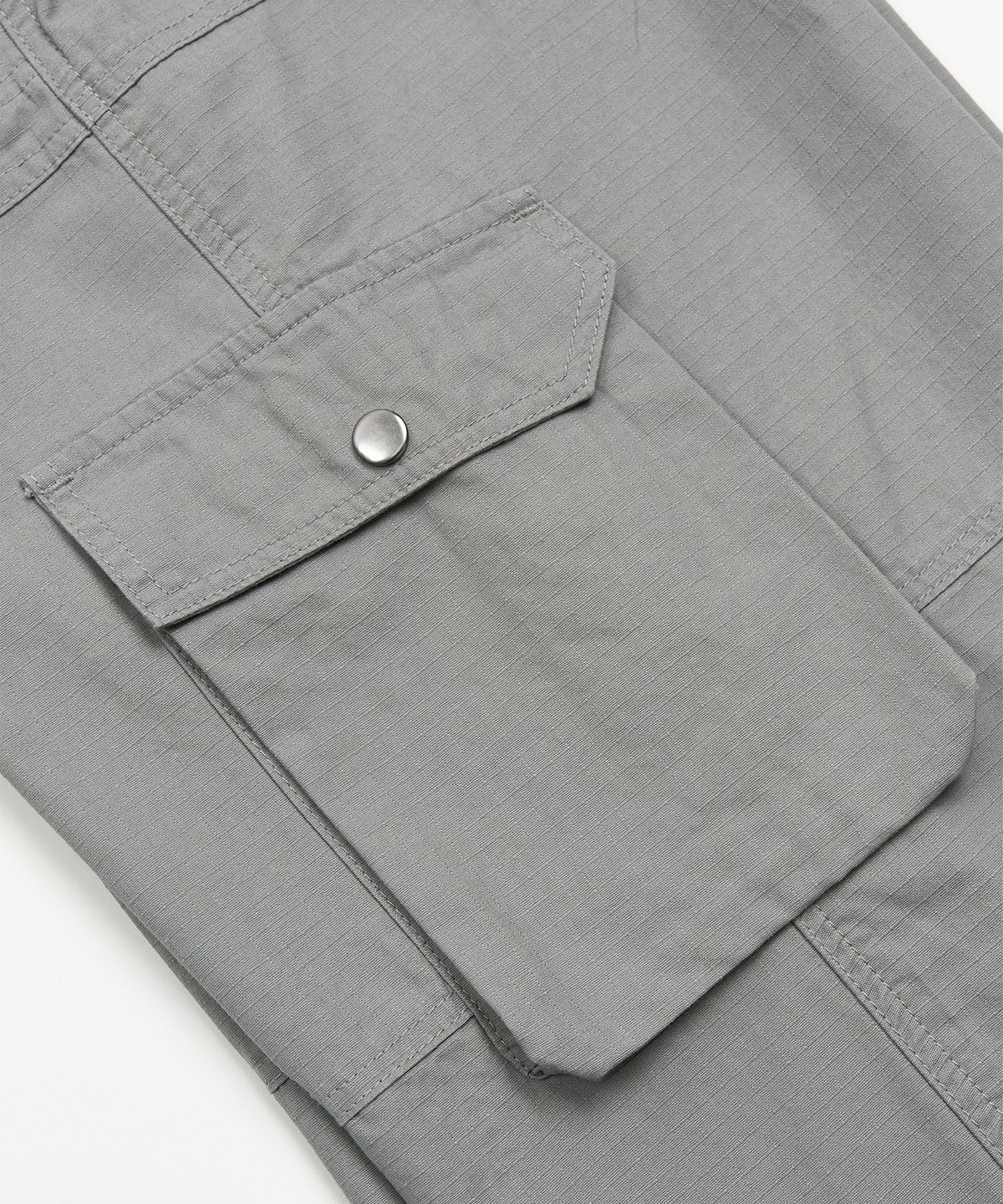 토피 우먼(TOFFEE WOMEN) W 밴딩 와이드 카고 팬츠 (GREY)