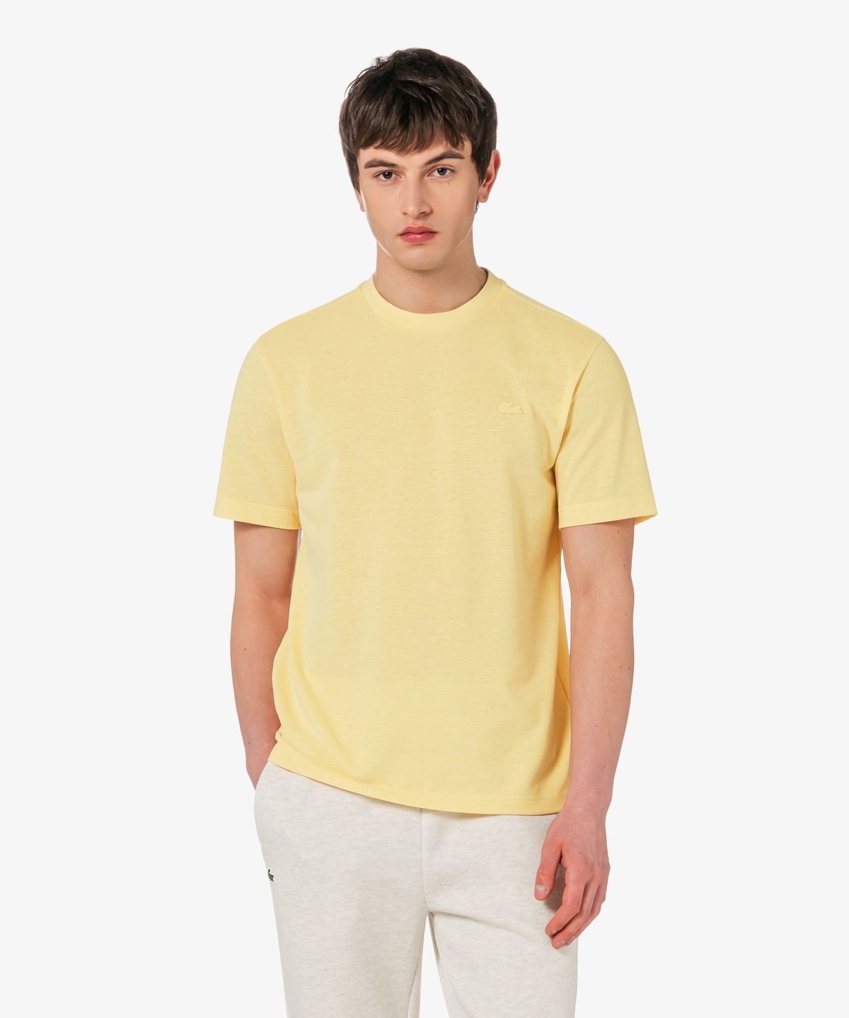 라코스테(LACOSTE) 남성 강연 캐비어 피케 반팔 티셔츠 TH742E-56G 107