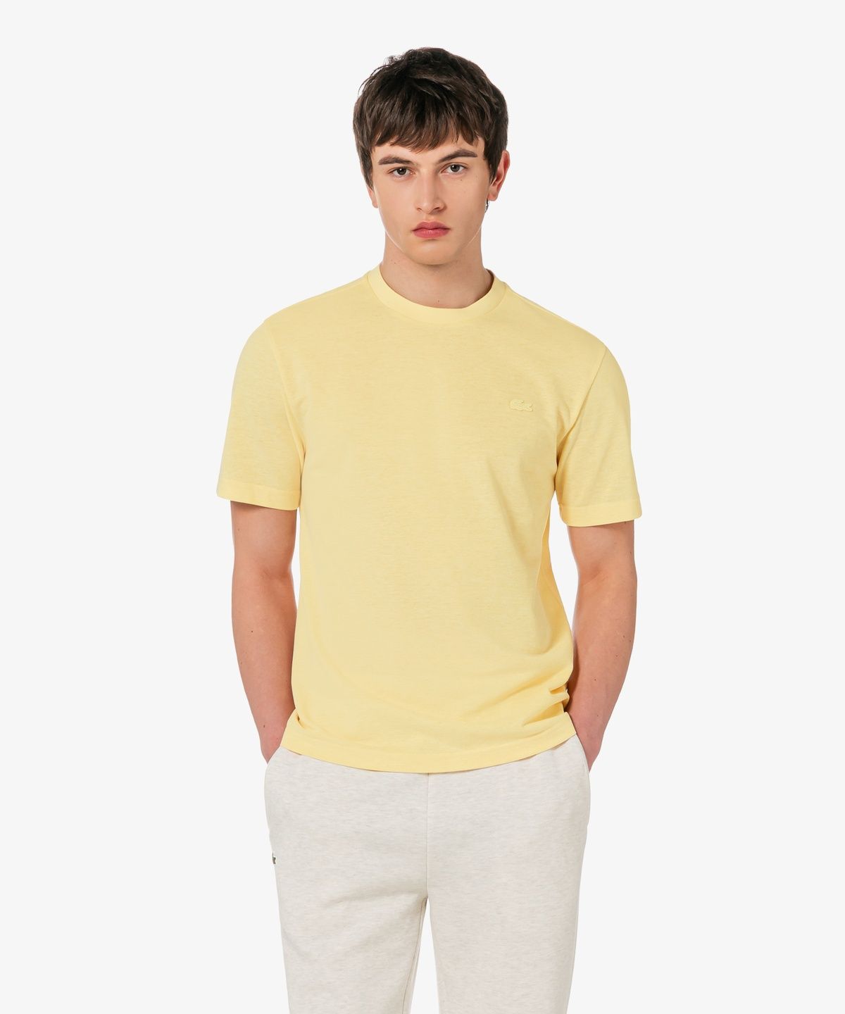 라코스테(LACOSTE) 남성 강연 캐비어 피케 반팔 티셔츠 TH742E-56G 107