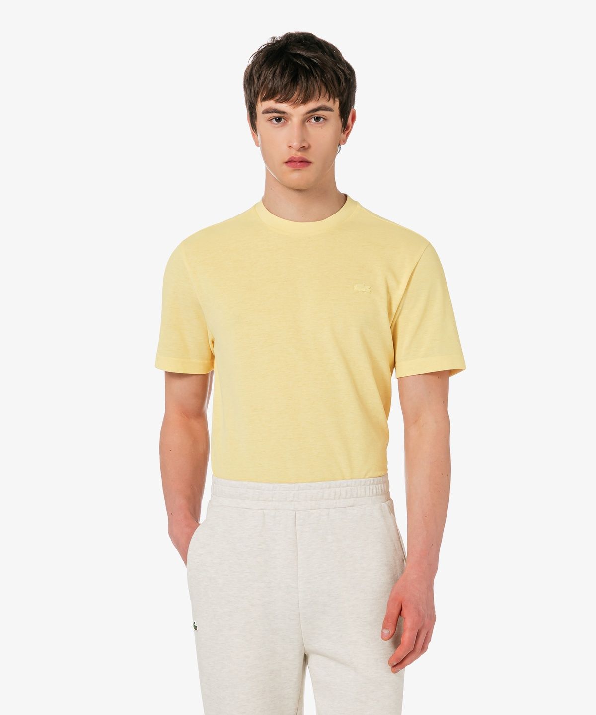 라코스테(LACOSTE) 남성 강연 캐비어 피케 반팔 티셔츠 TH742E-56G 107