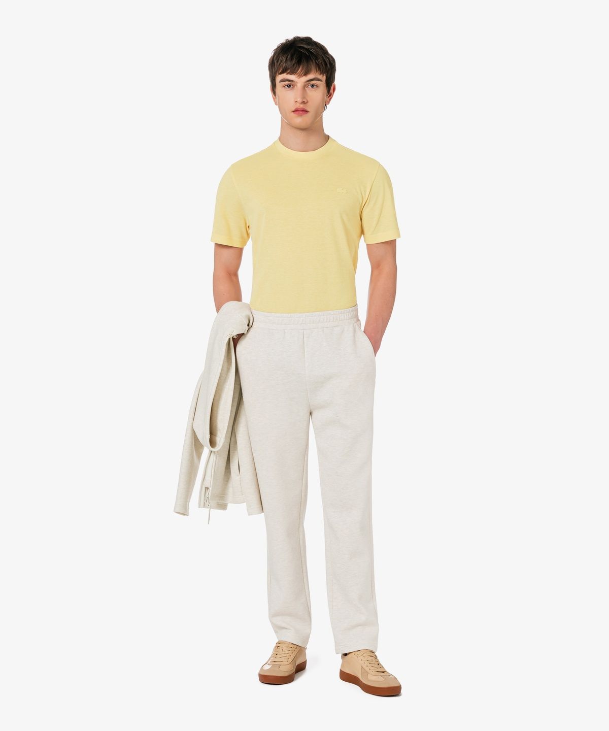 라코스테(LACOSTE) 남성 강연 캐비어 피케 반팔 티셔츠 TH742E-56G 107