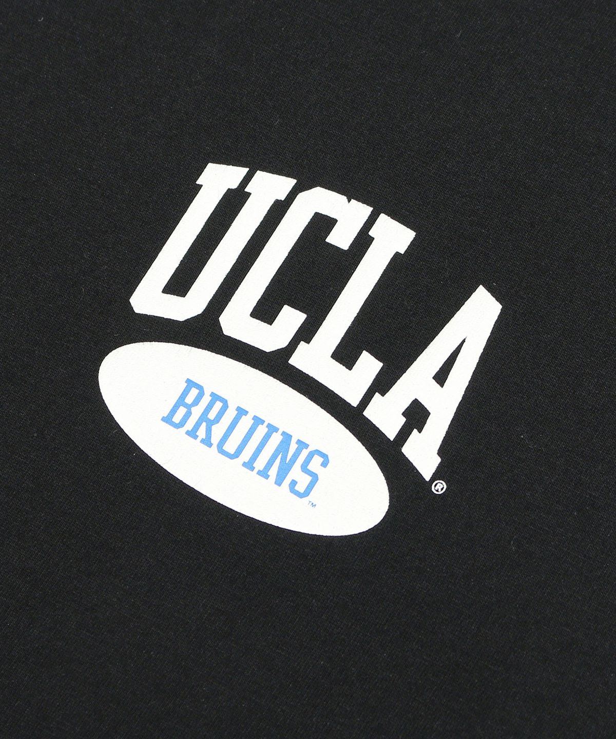 유씨엘에이(UCLA) 남녀공용 UCLA BRUINS 스몰 로고 반팔 티셔츠[BLACK](UC4STA1)