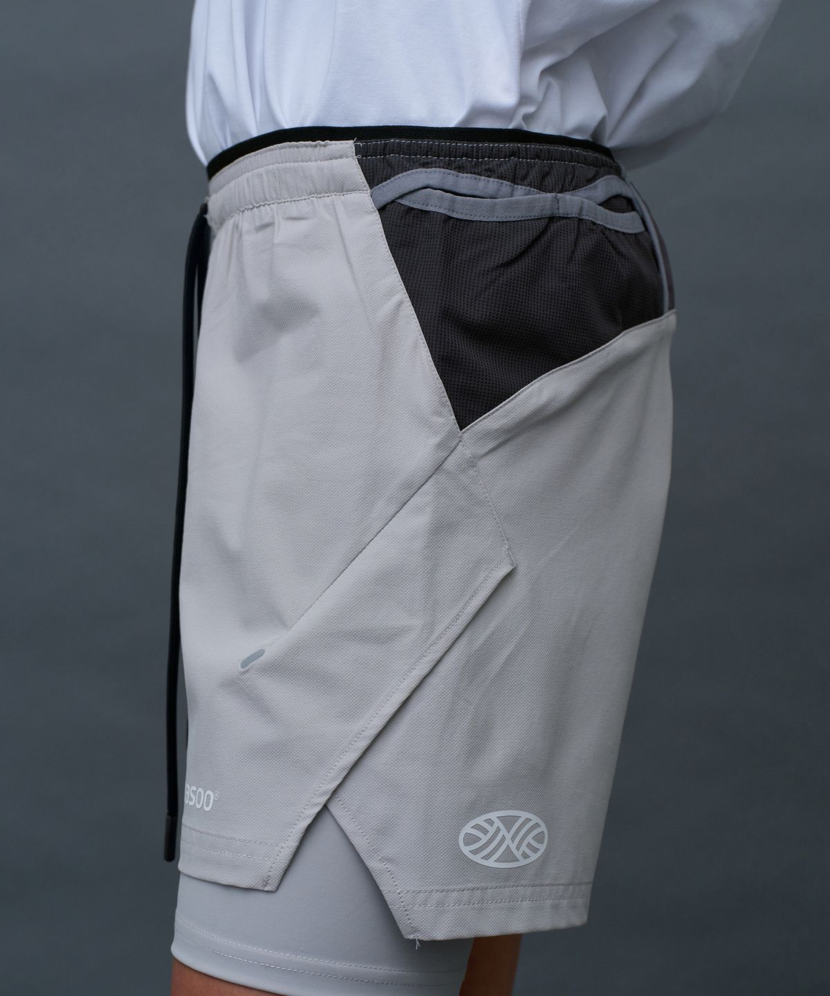 미나수(MENASOO) Unisex Multi Sport Two In One Running Shorts