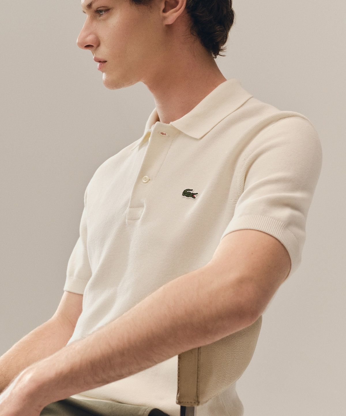 라코스테(LACOSTE) 남성 링스링스 반팔 폴로 스웨터 AH1043-56G 70V