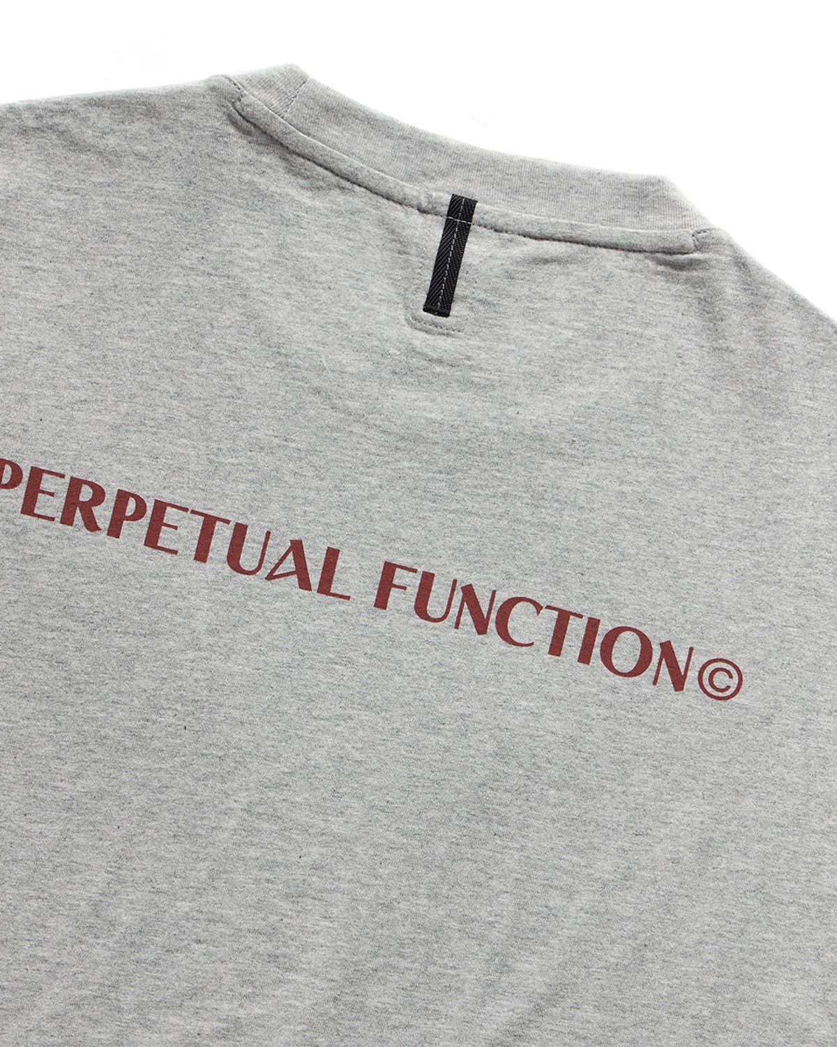 언어펙티드 에센셜(UNAFFECTED ESSENTIAL) PERPETUAL FUNCTION  T-SHIRT / GREY MELANGE