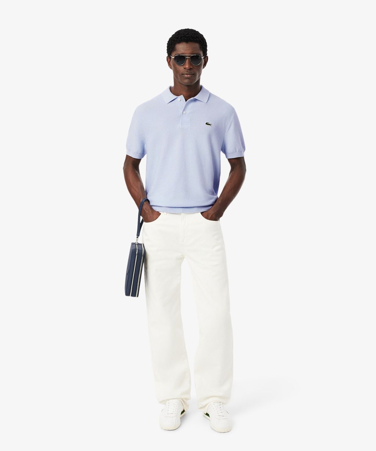 라코스테(LACOSTE) 남성 링스링스 반팔 폴로 스웨터 AH1043-56G J2G