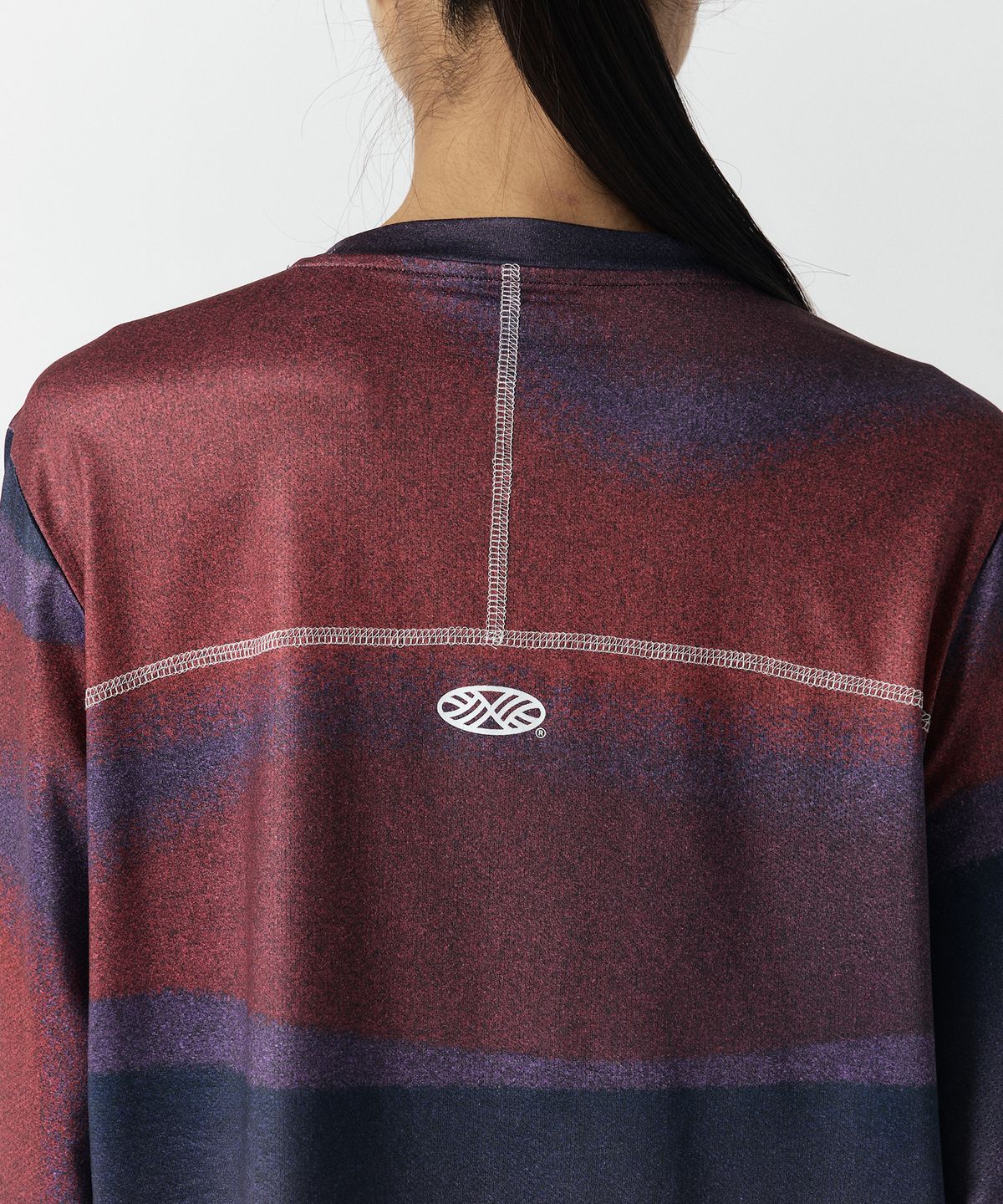 미나수(MENASOO) Flow Graphic Long Sleeve T Shirt