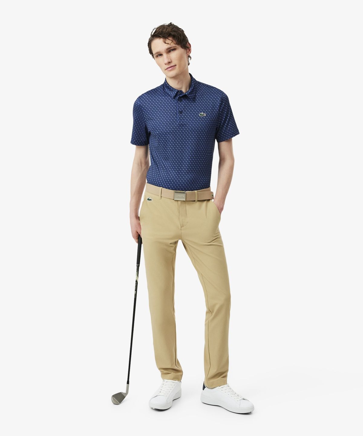 라코스테(LACOSTE) 남성 골프 AOP 반팔 폴로 셔츠 DH4825-56G 1CA