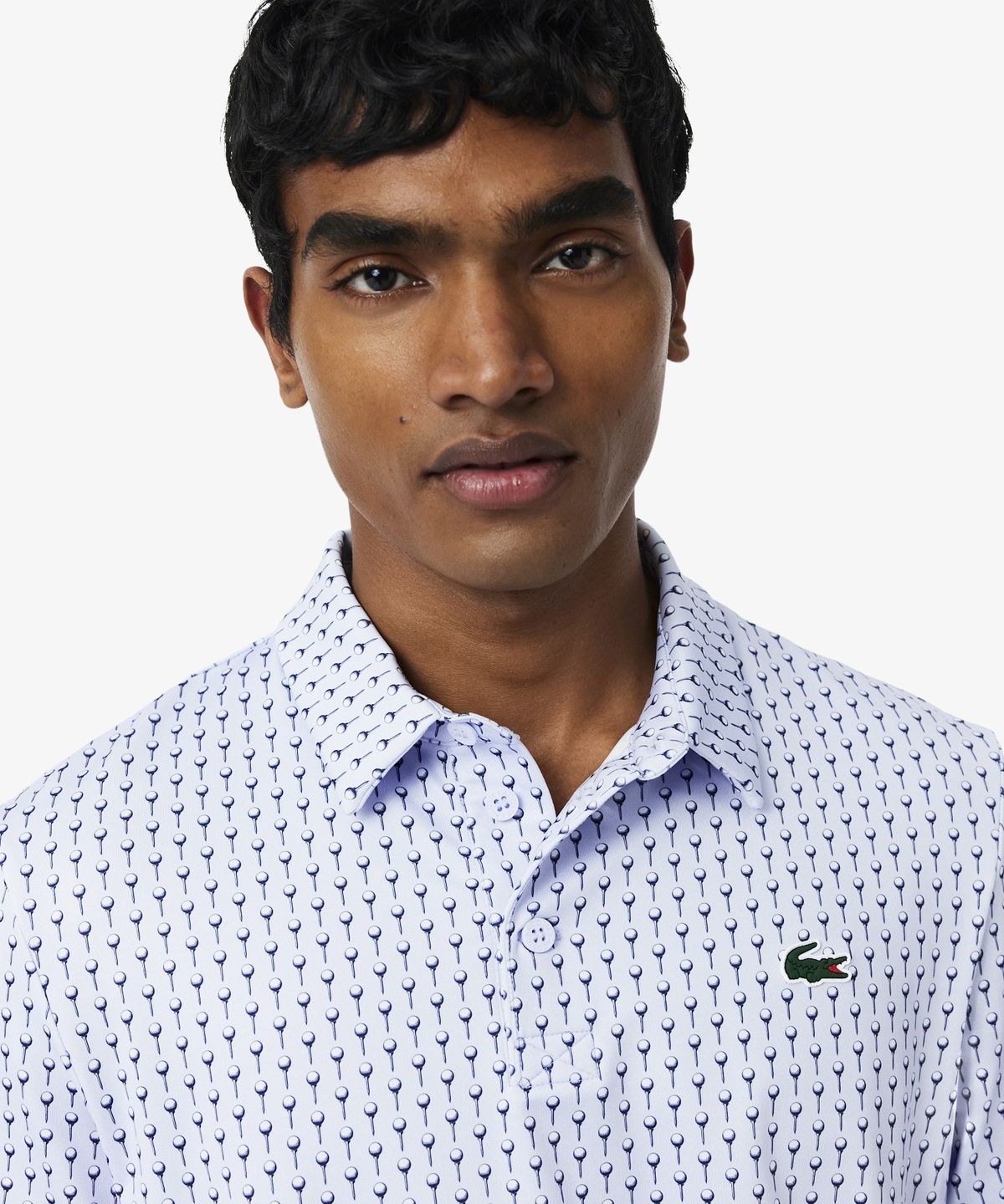 라코스테(LACOSTE) 남성 골프 AOP 반팔 폴로 셔츠 DH4825-56G IHH