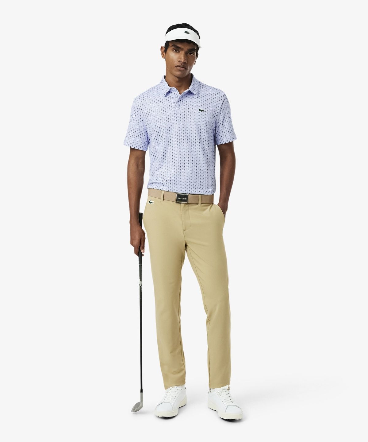 라코스테(LACOSTE) 남성 골프 AOP 반팔 폴로 셔츠 DH4825-56G IHH