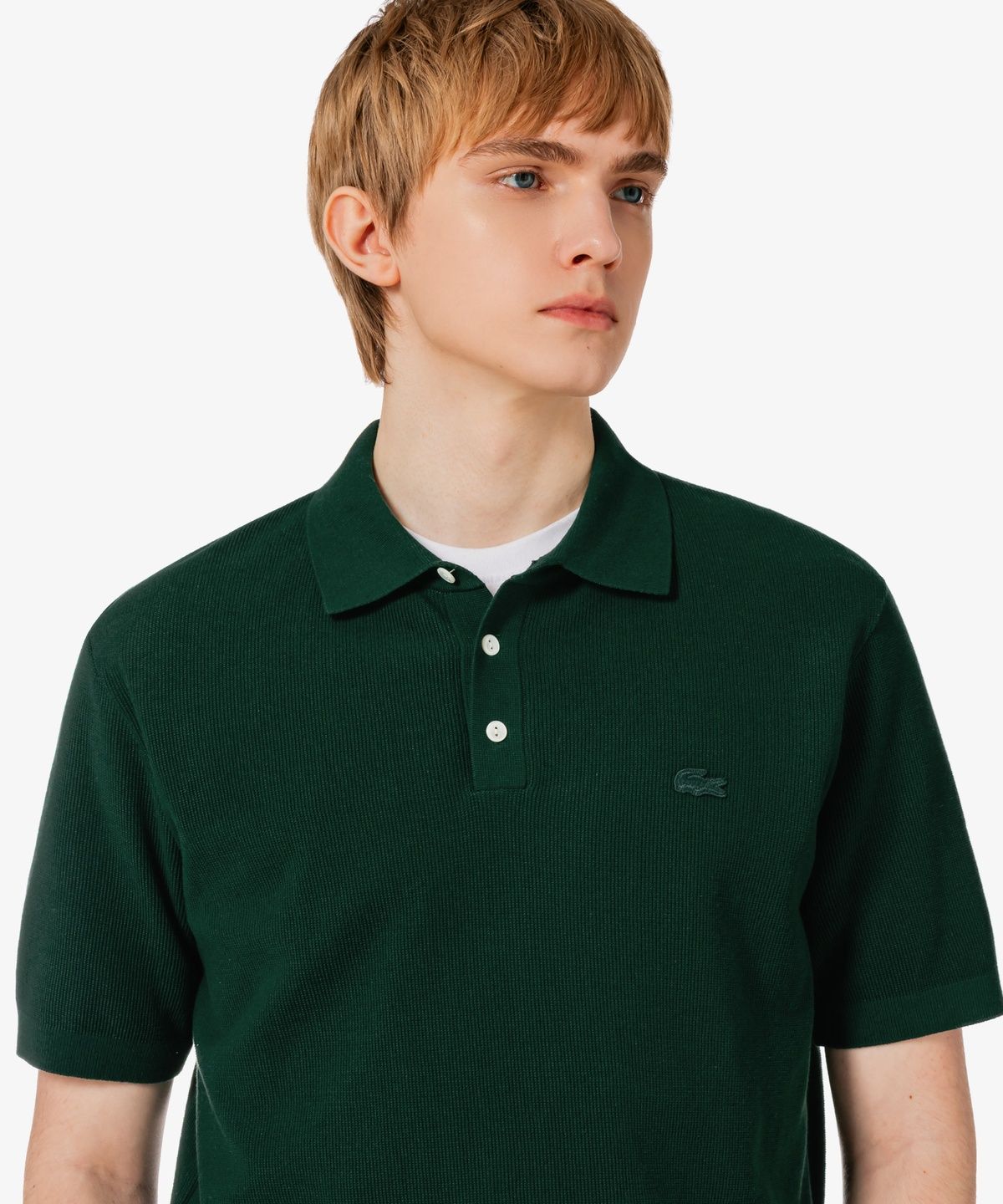 라코스테(LACOSTE) 남성 피케 반팔 스웨터 폴로 셔츠 PH942E-56G AFK