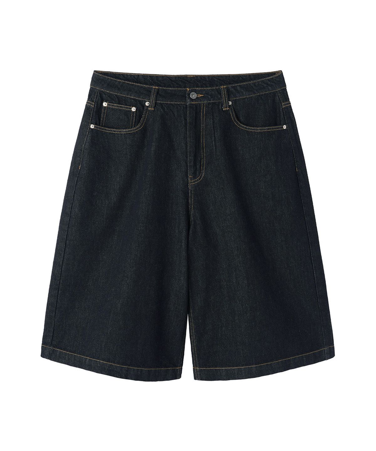 오픈야드(오와이)(OPENYARD(OY)) WIDE VOLUME SHORTS - DEEP INDIGO