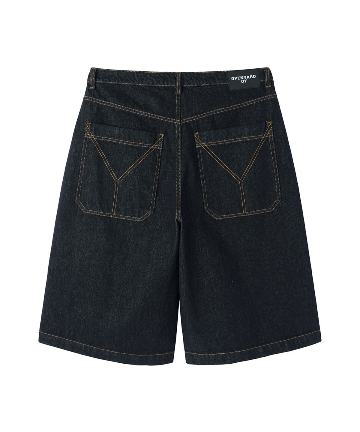 오픈야드(오와이)(OPENYARD(OY)) WIDE VOLUME SHORTS - DEEP INDIGO