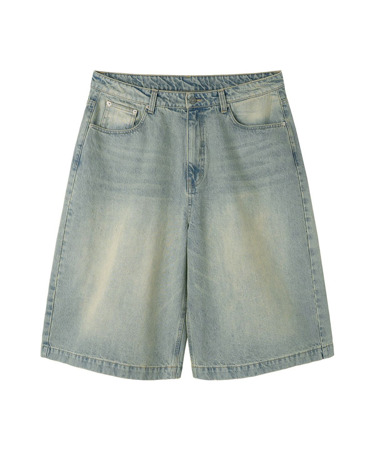 오픈야드(오와이)(OPENYARD(OY)) WIDE VOLUME SHORTS - LIGHT BLUE