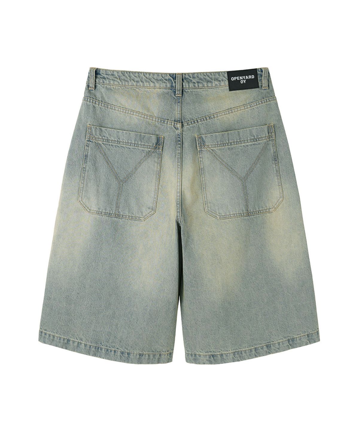오픈야드(오와이)(OPENYARD(OY)) WIDE VOLUME SHORTS - LIGHT BLUE
