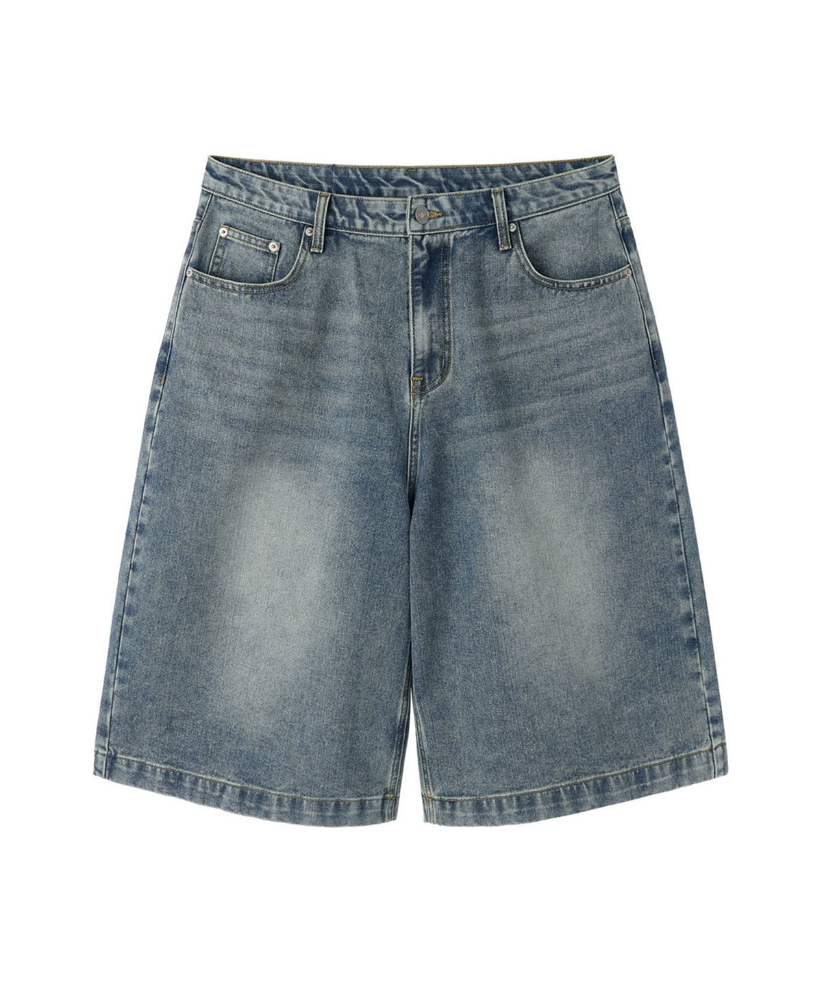 오픈야드(오와이)(OPENYARD(OY)) WIDE VOLUME SHORTS - DEEP BLUE
