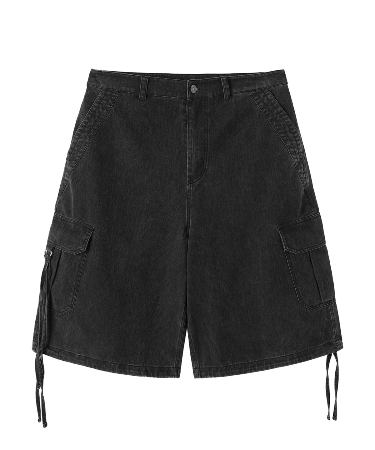 오픈야드(오와이)(OPENYARD(OY)) OPS CARGO SHORTS - BLACK