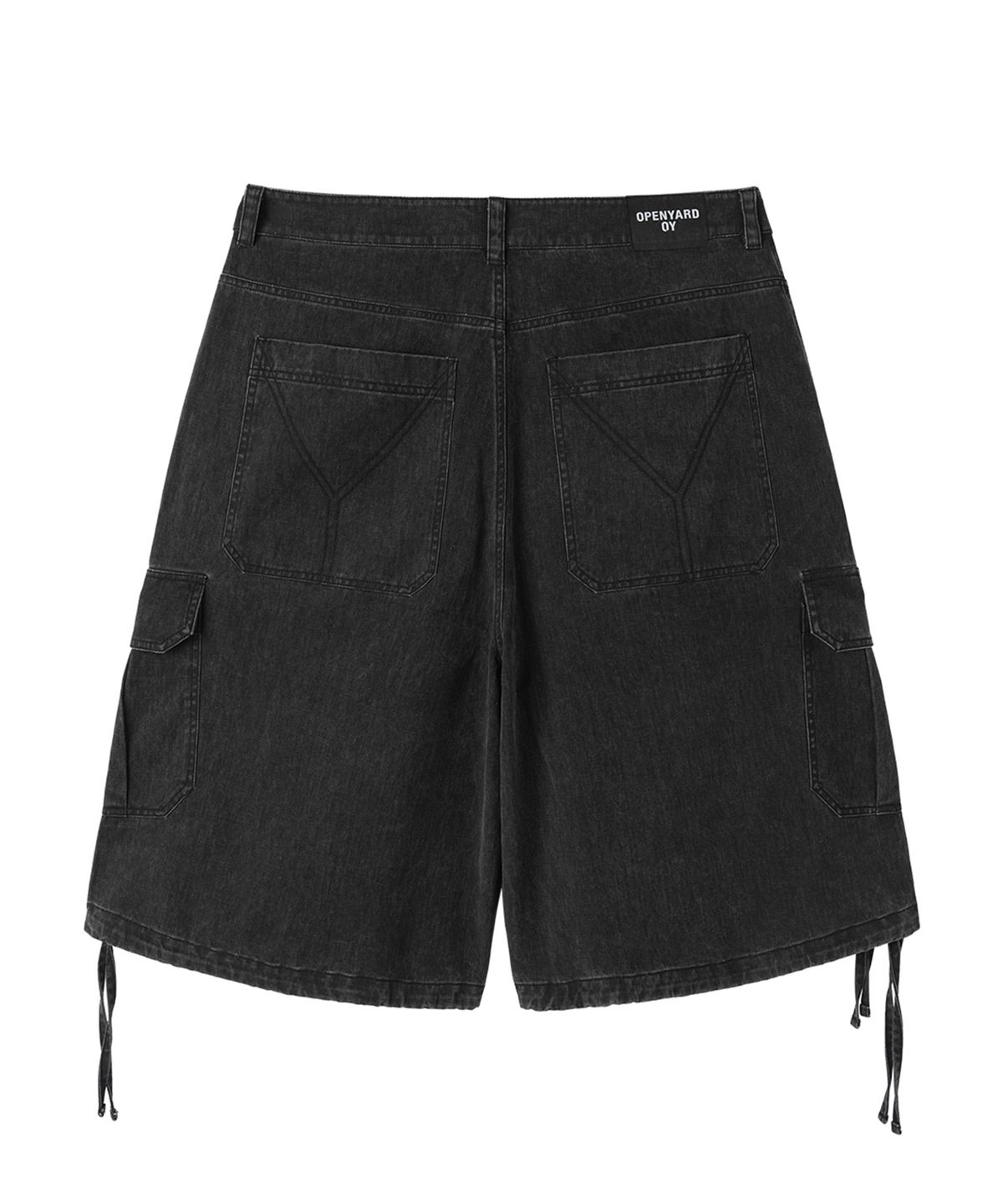 오픈야드(오와이)(OPENYARD(OY)) OPS CARGO SHORTS - BLACK