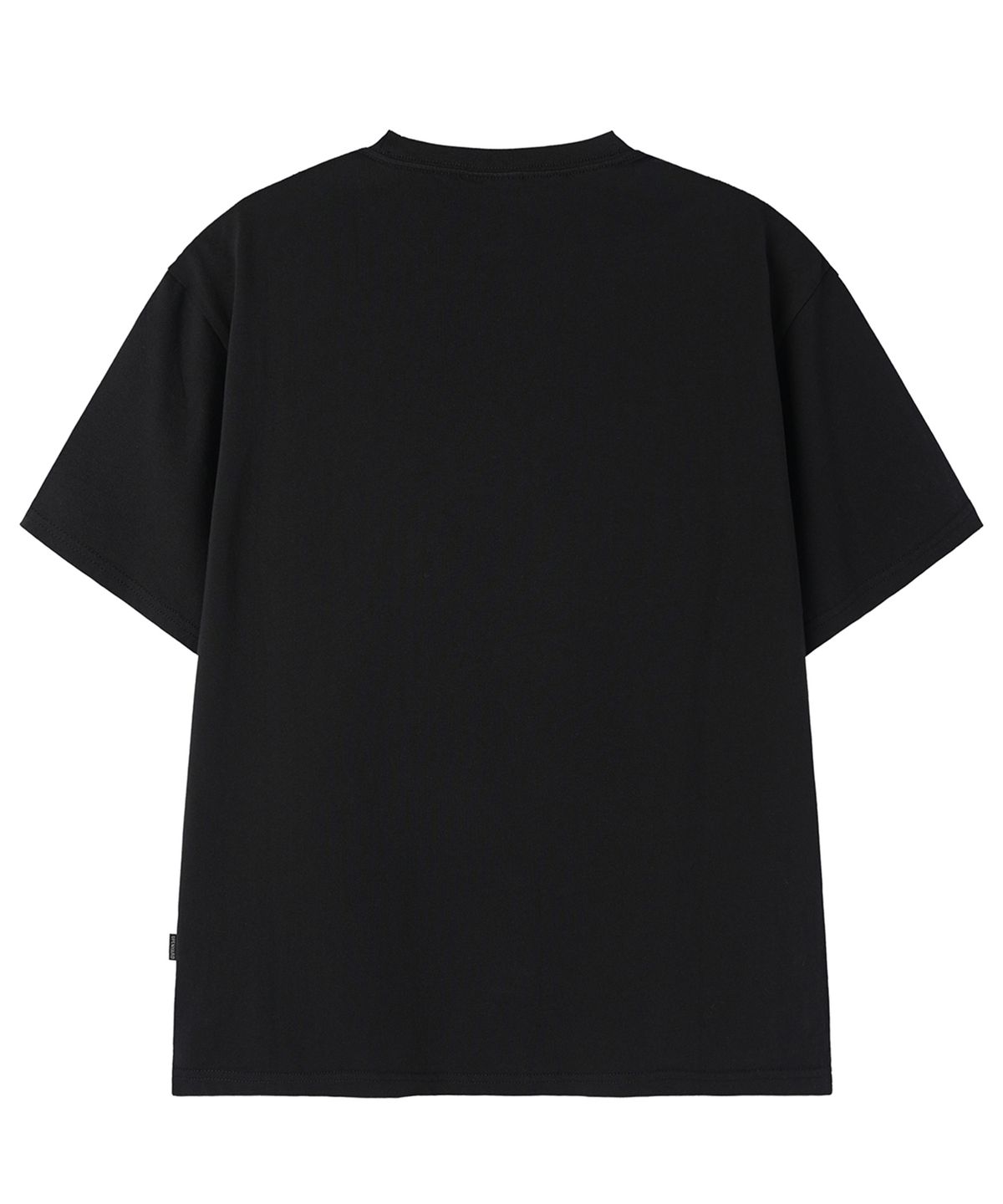오픈야드(오와이)(OPENYARD(OY)) CROSS NOTIFICATIONS TEE - BLACK