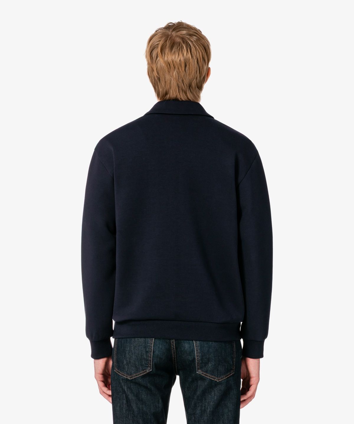 라코스테(LACOSTE) 남성 더블페이스 스냅 폴로형 스웻셔츠 SH423E-56G 166