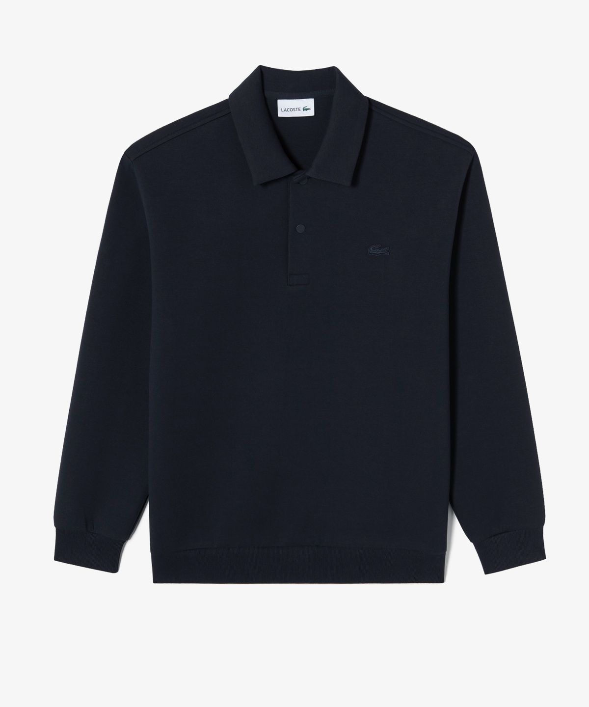 라코스테(LACOSTE) 남성 더블페이스 스냅 폴로형 스웻셔츠 SH423E-56G 166