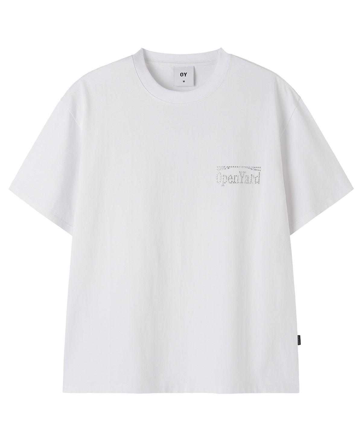 오픈야드(오와이)(OPENYARD(OY)) SILVER STONE CIGARETTES BOX TEE - WHITE