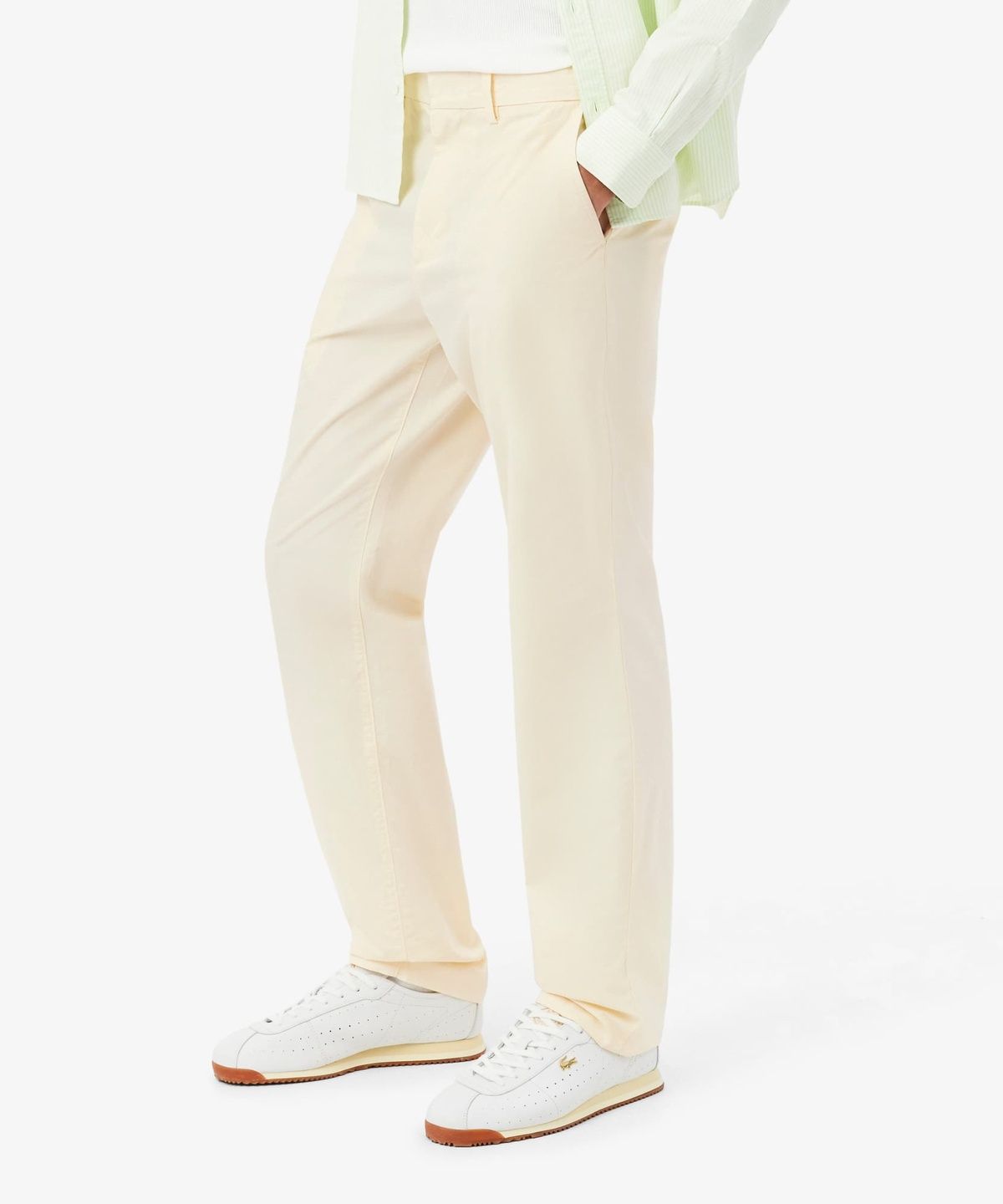 라코스테(LACOSTE) 남성 레귤러 핏 라이트 포플린 치노 HH6283-56G 056