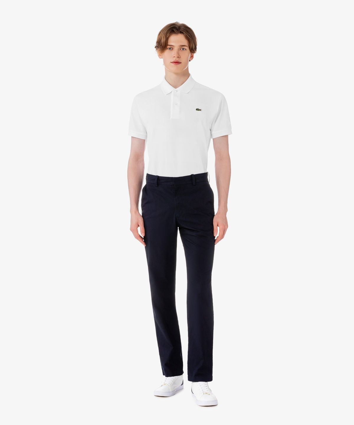 라코스테(LACOSTE) 남성 레귤러 핏 라이트 포플린 치노 HH6283-56G HDE