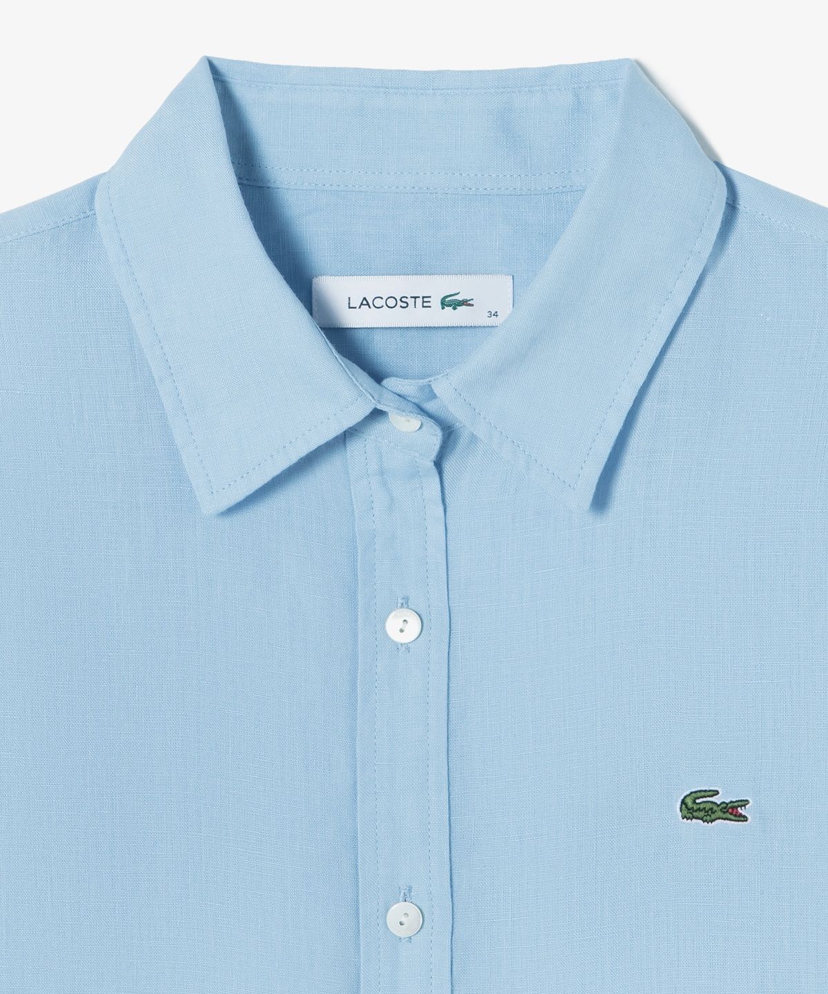 라코스테(LACOSTE) 여성 레귤러핏 린넨 셔츠 CF005E-56G HBA