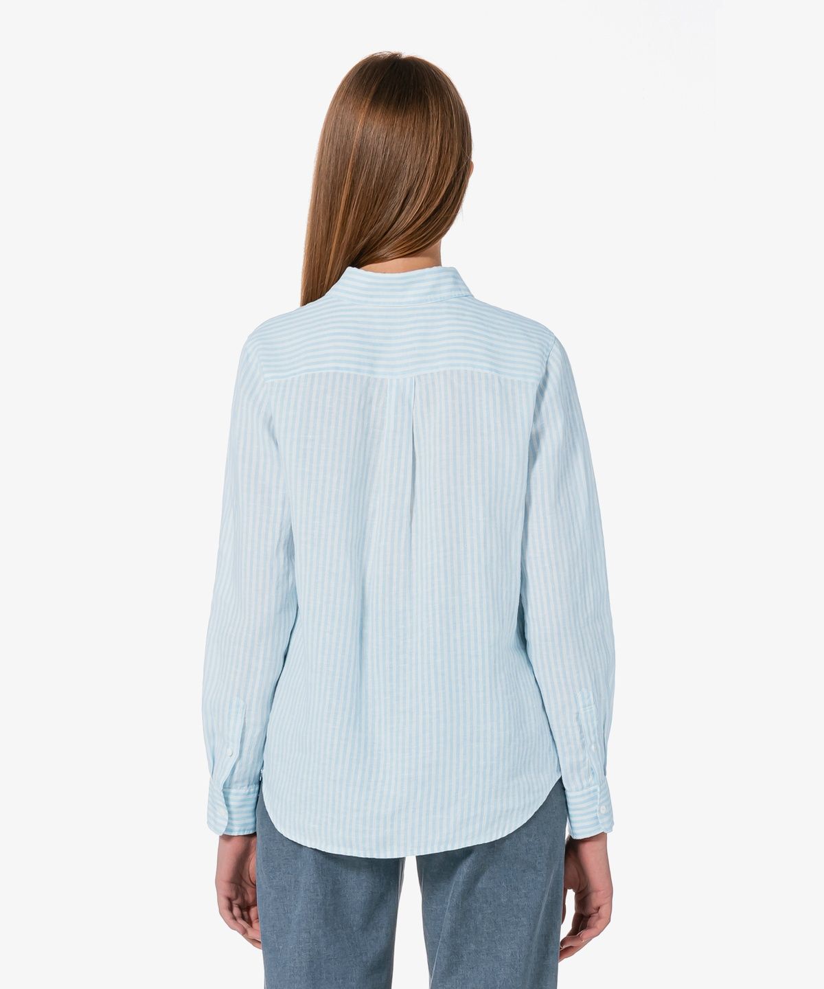 라코스테(LACOSTE) 여성 레귤러핏 린넨 셔츠 CF005E-56G HBP