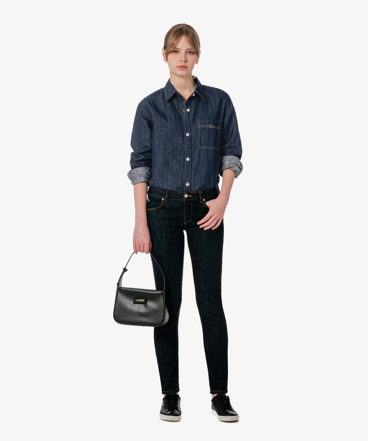 라코스테(LACOSTE) 여성 데님 아우터형 셔츠 CF293E-56G HDE