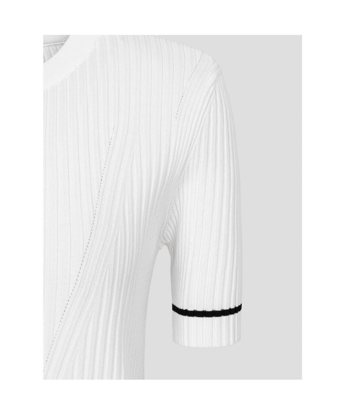 빈폴골프(BEANPOLE GOLF) [B_under] 여성 골지 믹스 반소매 풀오버 - 화이트