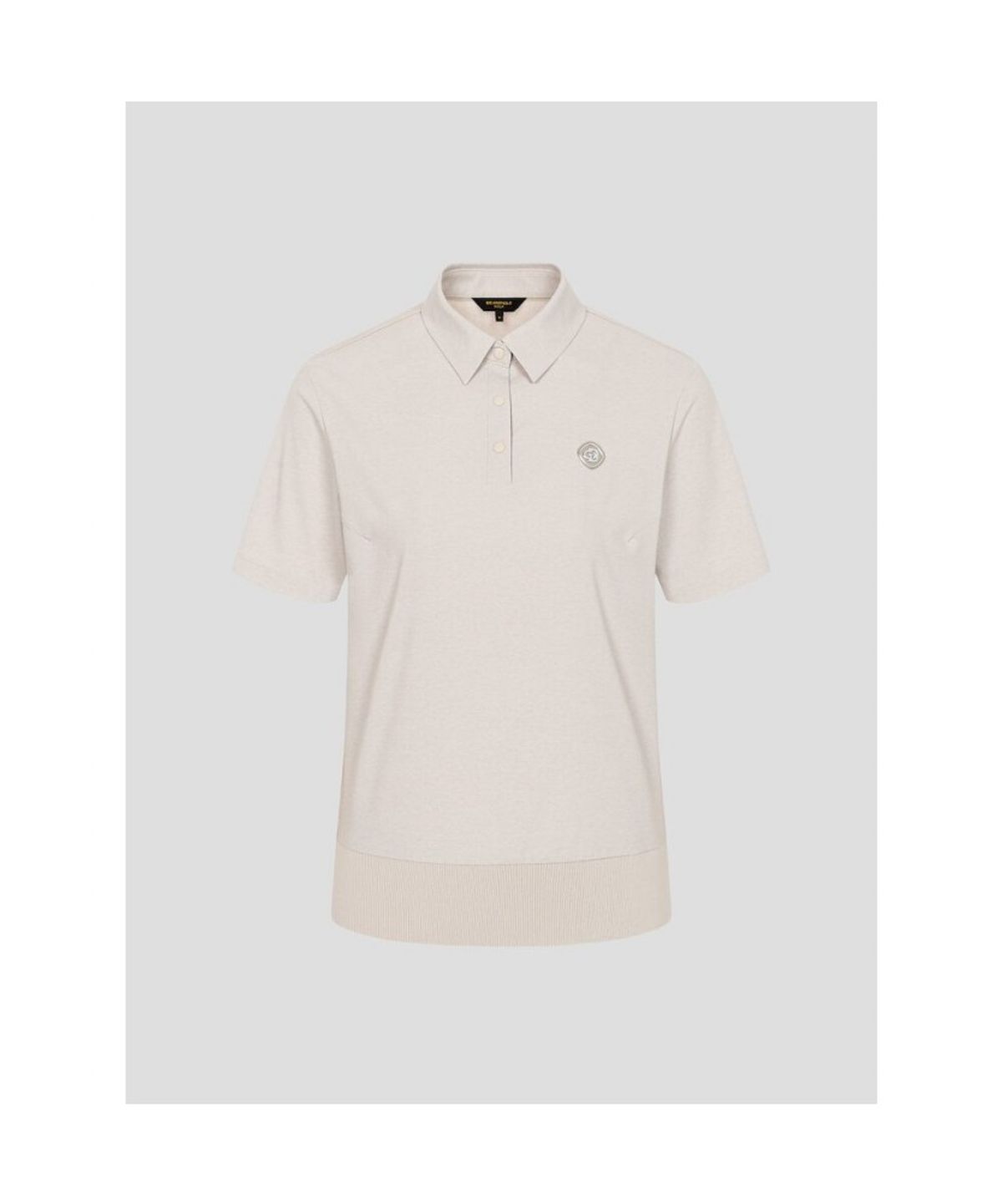 빈폴골프(BEANPOLE GOLF) [B_under] 여성 우븐 믹스 반소매 풀오버 - 베이지
