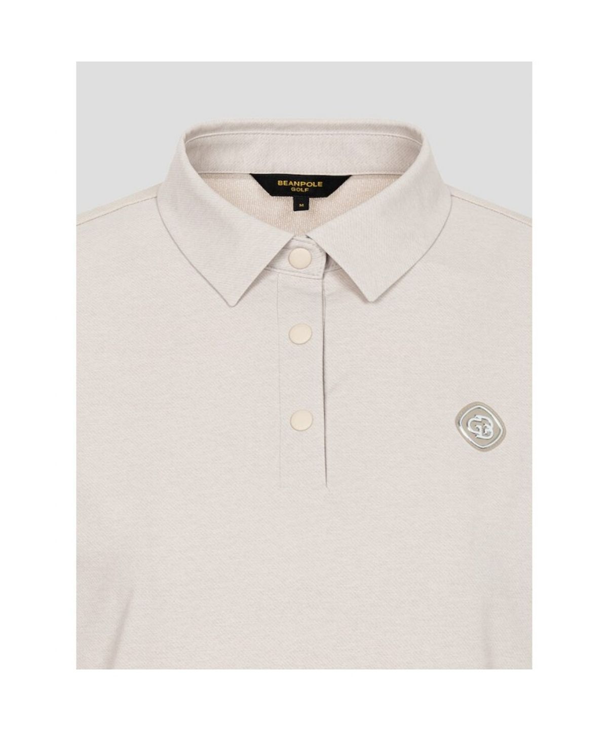 빈폴골프(BEANPOLE GOLF) [B_under] 여성 우븐 믹스 반소매 풀오버 - 베이지