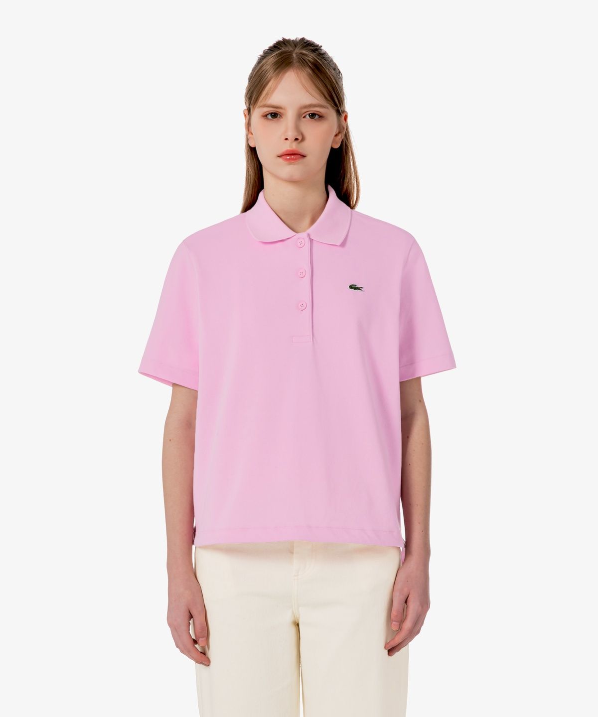 라코스테(LACOSTE) 여성 타이드 리본 폴로 셔츠 PF925E-56G Z4H