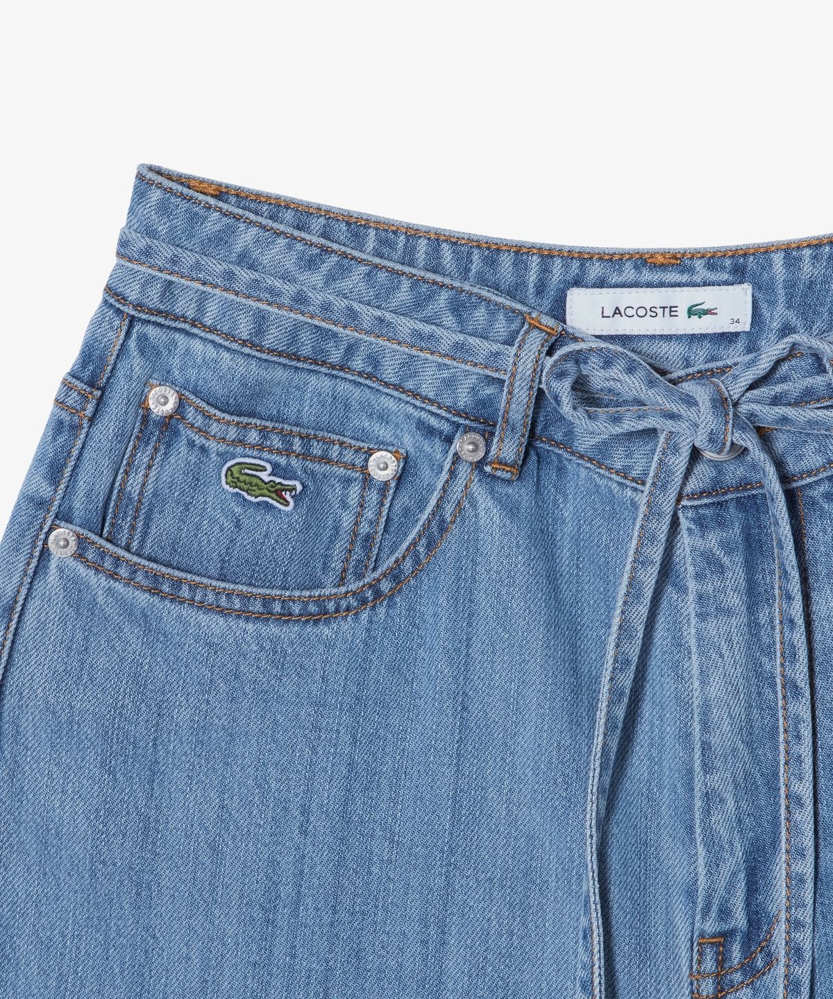 라코스테(LACOSTE) 여성 썸머 데님팬츠 HF4622-56G 36L