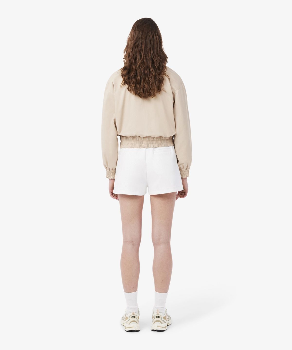라코스테(LACOSTE) 여성 더블페이스 쿠션지 쇼츠 GF9991-56G 001