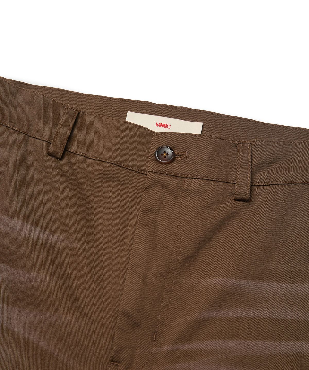 엠엠아이씨(MMIC) BLUES FLARE CHINO PANTS (BROWN)