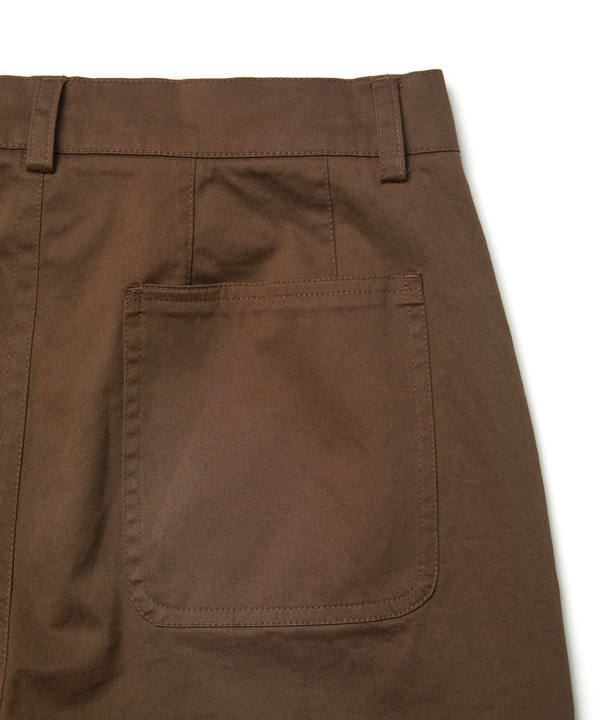 엠엠아이씨(MMIC) BLUES FLARE CHINO PANTS (BROWN)