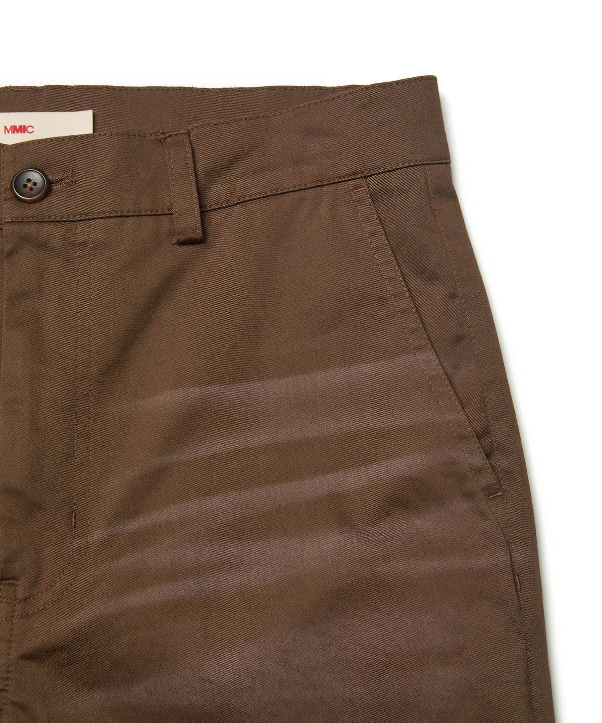 엠엠아이씨(MMIC) BLUES FLARE CHINO PANTS (BROWN)