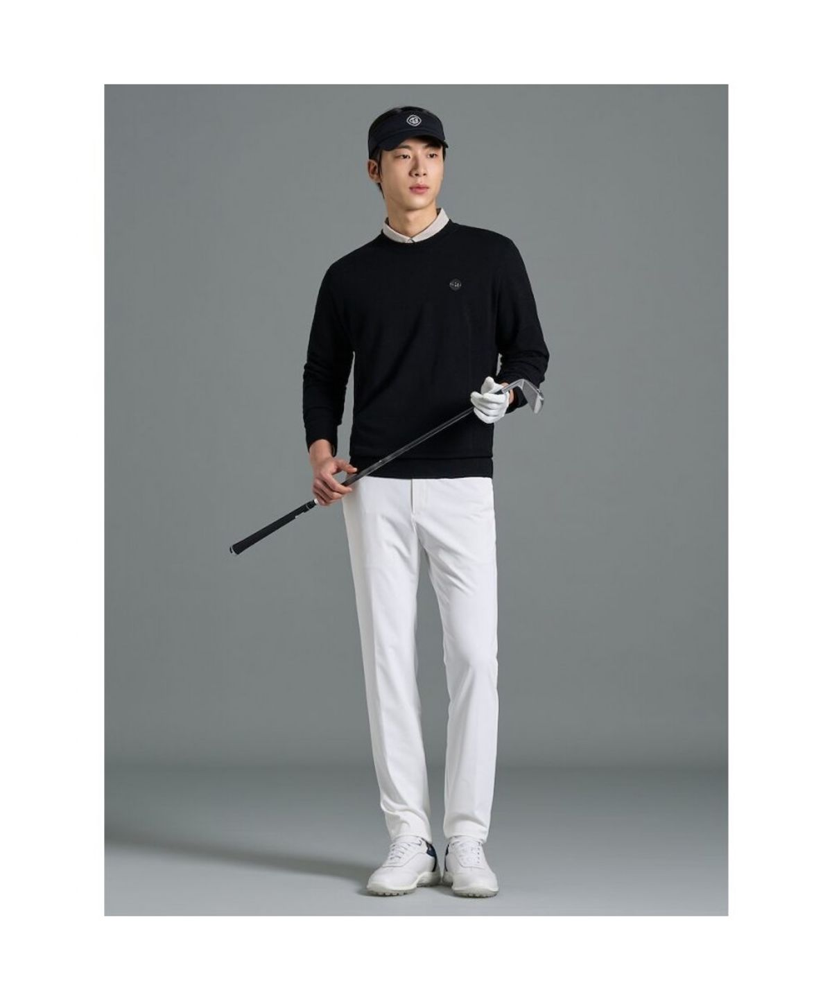 빈폴골프(BEANPOLE GOLF) [B_under] 남성 두잉 라운드 풀오버 - 블랙
