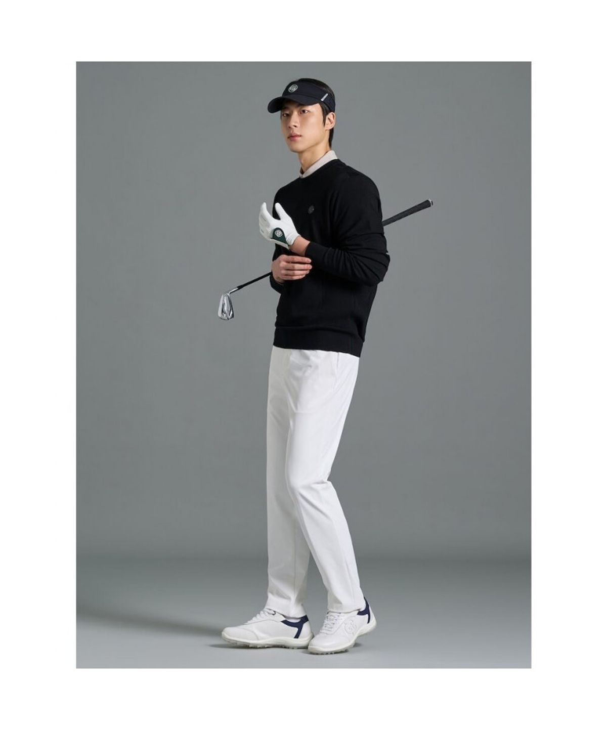 빈폴골프(BEANPOLE GOLF) [B_under] 남성 두잉 라운드 풀오버 - 블랙