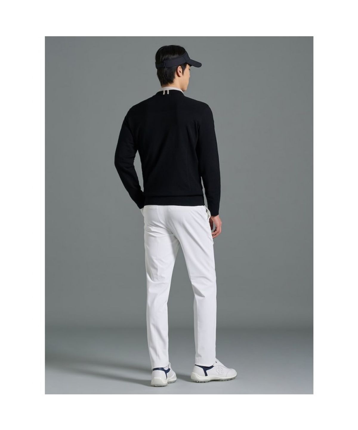 빈폴골프(BEANPOLE GOLF) [B_under] 남성 두잉 라운드 풀오버 - 블랙