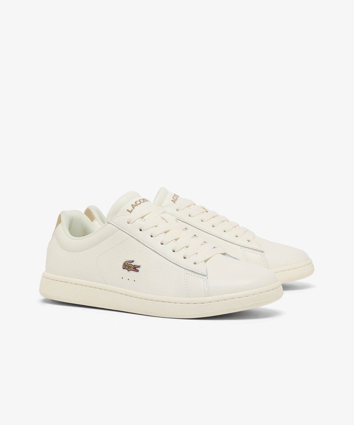 라코스테(LACOSTE) 여성 Carnaby Evo 레더 스니커즈 RZ0209W56G 2R2