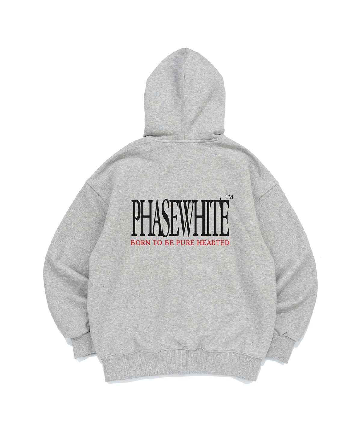 페이즈화이트(PHASEWHITE) [PHASE_1] X LOGO HOOD ZIP-UP_MELANGE / 8802026-HZ01